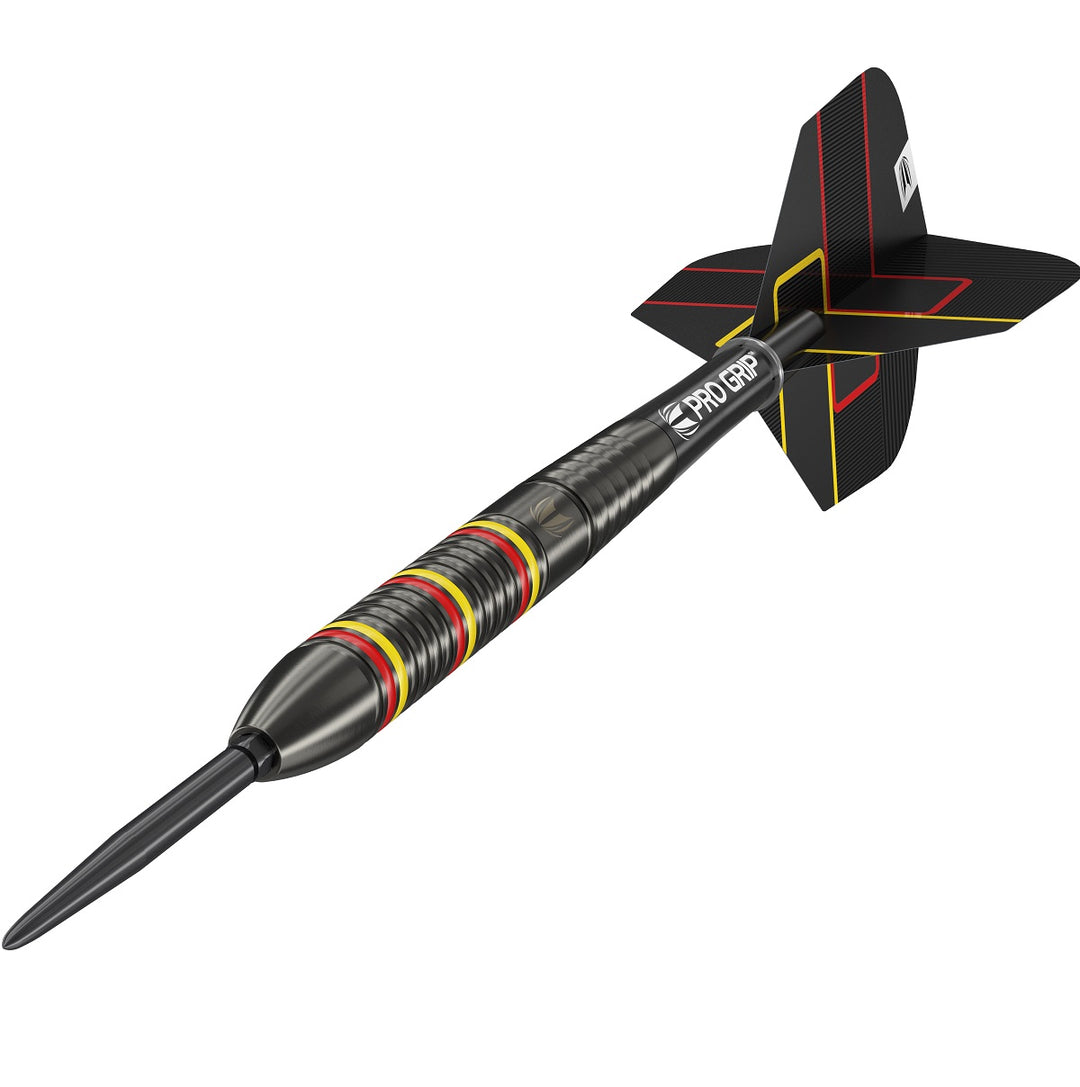 Gabriel Clemens Black 80% Tungsten Swiss Point Steel Tip Darts by Target