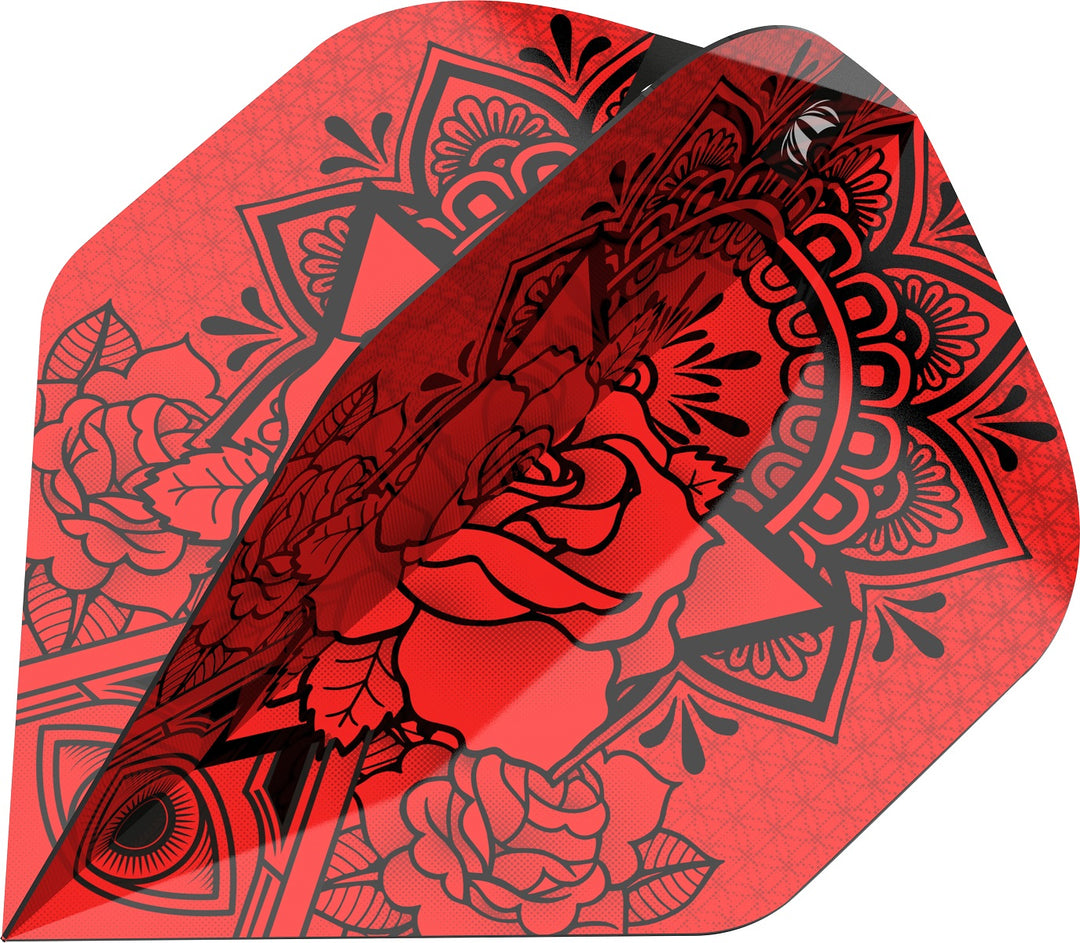 Ink Pro.Ultra Red No2 Dart Flights By Target