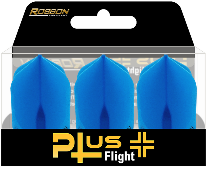 Robson Plus Dart Flights Blue No6 Standard Shape