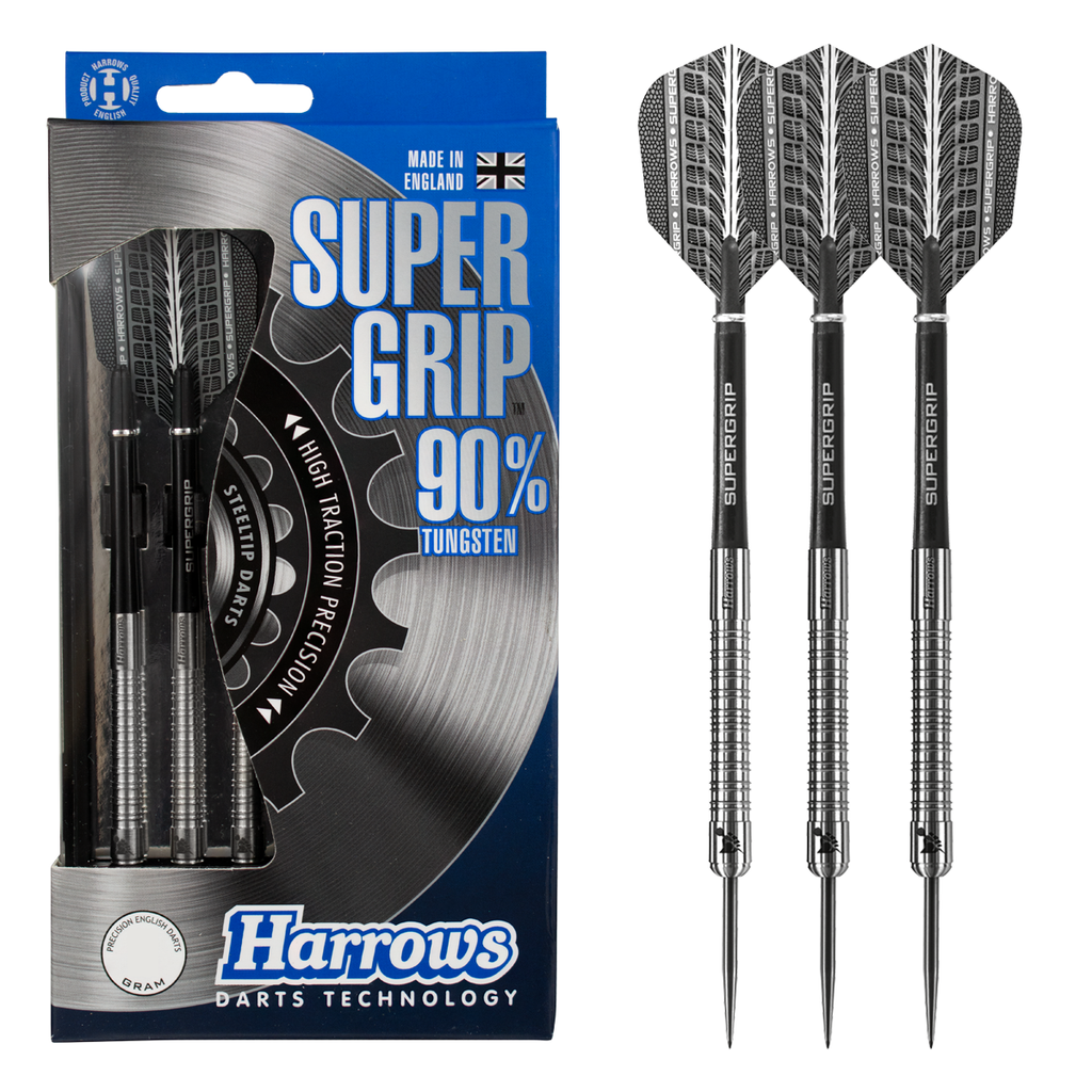 Harrows Supergrip 90% Tungsten Steel Tip Darts