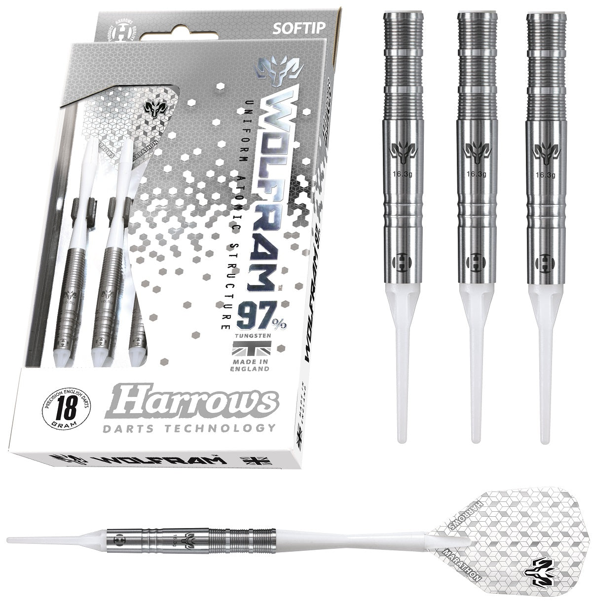 Outlet Wolfram Infinity 97% Tungsten Steel Tip Darts 26.0 Grams